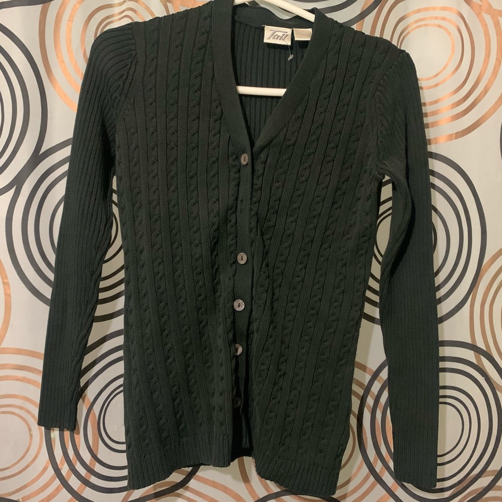 Tail Cardigan Sweater Sz S
